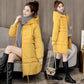 Winter Women's Mid-length Hooded Cotton Jacket Thick and Comfortable Large Size Loose Warm Jacket