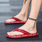 Men's and Women's Spring Summer Outdoor Printing Beach Slip-on Slippers Large Size Non-slip Indoor Bathroom Flat Couple Slippers