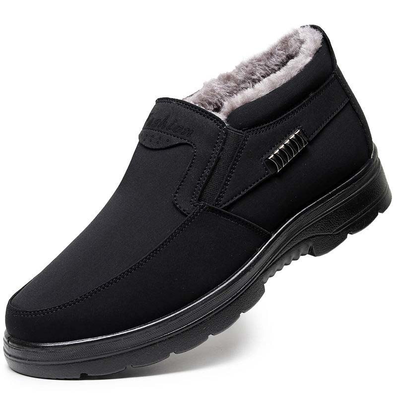 Waterproof Men's Cotton Shoes Winter Plus Velvet Warm Elderly Shoes Outdoor Casual Shoes