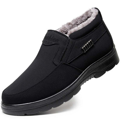 Waterproof Men's Cotton Shoes Winter Plus Velvet Warm Elderly Shoes Outdoor Casual Shoes