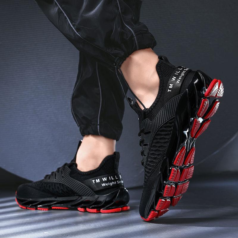 Blades Men's Shoes Flying Woven Breathable Casual Sports Shoes Wild Soldier Travel Running Shoes