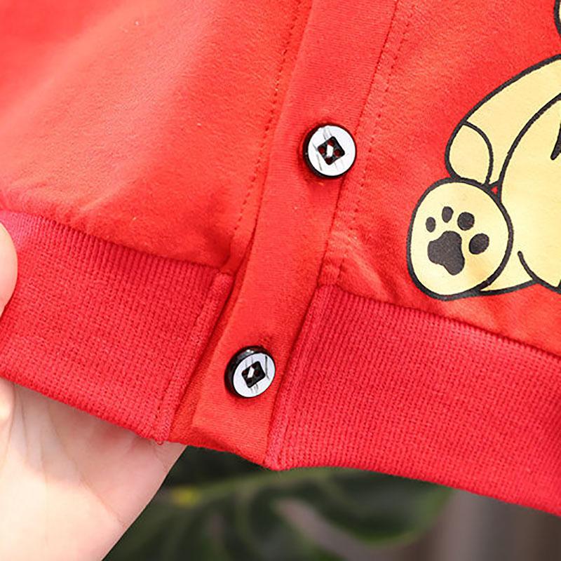 Boys and Girls Spring and Autumn Suits 1-5 Years Old Sweatshirt Shirt Suit Casual Suit Home Service Three-piece Sets