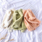 Children's Sweater Mink Velvet Hedging Western Style Solid Color Round Neck Long-sleeved Sweater Baby Top