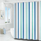 Modern Minimalist Bathroom Shower Curtain Toilet Waterproof and Mildew Shower Curtain Hanging Curtain Thickened Partition Curtain Free Perforation