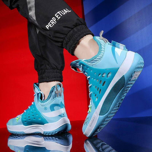 38-45 Men Non-slip Shockproof Basketball Shoes Sneakers Breathable Running Shoes Tactical Boots