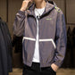 Sports Coat Male Spring, Autumn 2021 New Casual Thin Section Large Size Loose Men Jacket