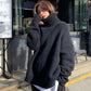 Solid Color Turtleneck Sweater for Female Students Korean Style Loose Lazy Chic Knit