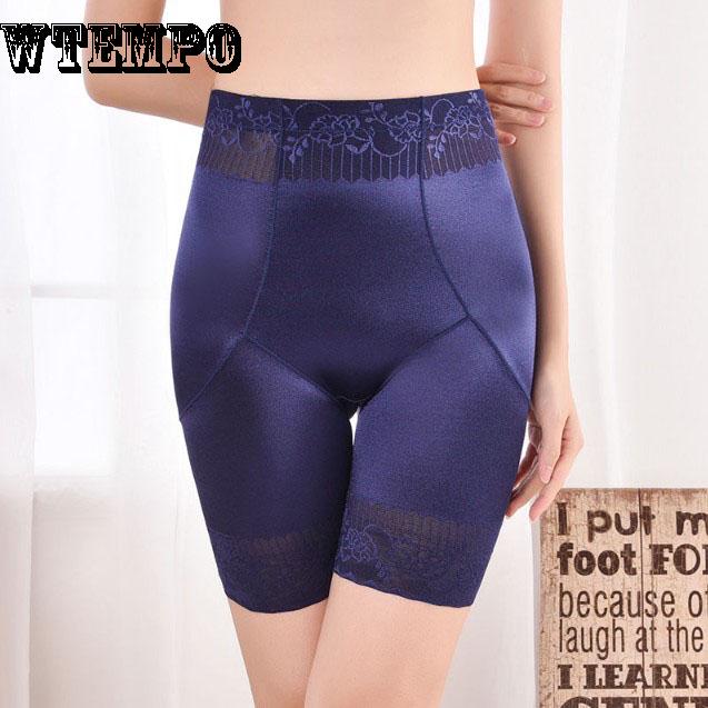 Large Size Female Summer Thin Section Slimming Body Shaping Postpartum Belly Pants Hip Pants