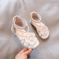 Girls' Roman Shoes  Summer Sandals  Princess Shoes  Korean Version  Children's Soft-soled Open-toed Beach Shoes