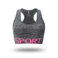 Cotton Sports Bra High Breathable Top Fitness Women Padded for Jogging Yoga Gym Seamless Crop Bra