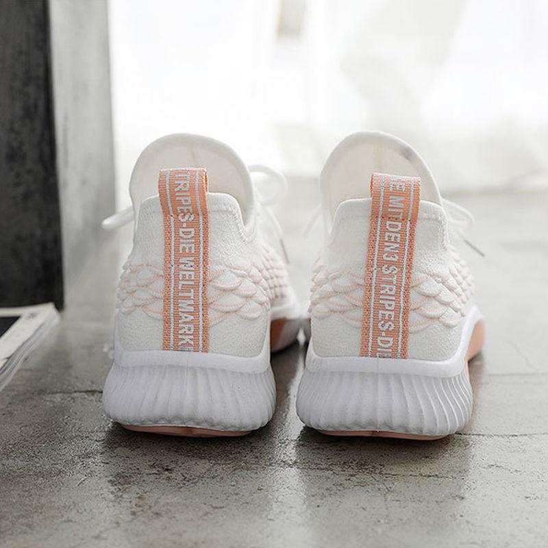 Spring All-match Casual Korean Style Flat Bottom Korean Style Women's Flat Heel Sports Shoes Breathable Running Shoes