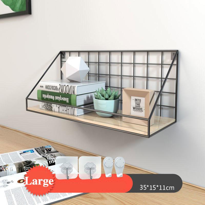 Simple-style Storage Rack Metal Waterproof Display Rack Home Punch-free Storage Rack for Kitchen Bathroom