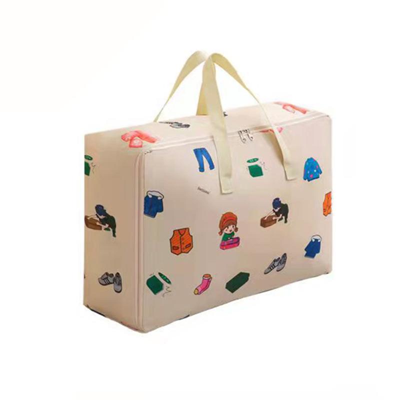 Oxford Cloth Extra Large Quilt Storage Bag Thickened Moisture-proof Travel Tote Bag Clothes Home Organize Luggage Bag Closet Organizer