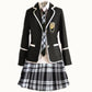 Children's School Uniform Clothing and Long Sleeved Chorus of Primary School Students Reading British Student School Uniforms
