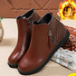 Women's Boots Soft-soled Autumn Winter Boots Warm and Velvet Non-slip Soft-soled Cotton Shoes Flat Shoes