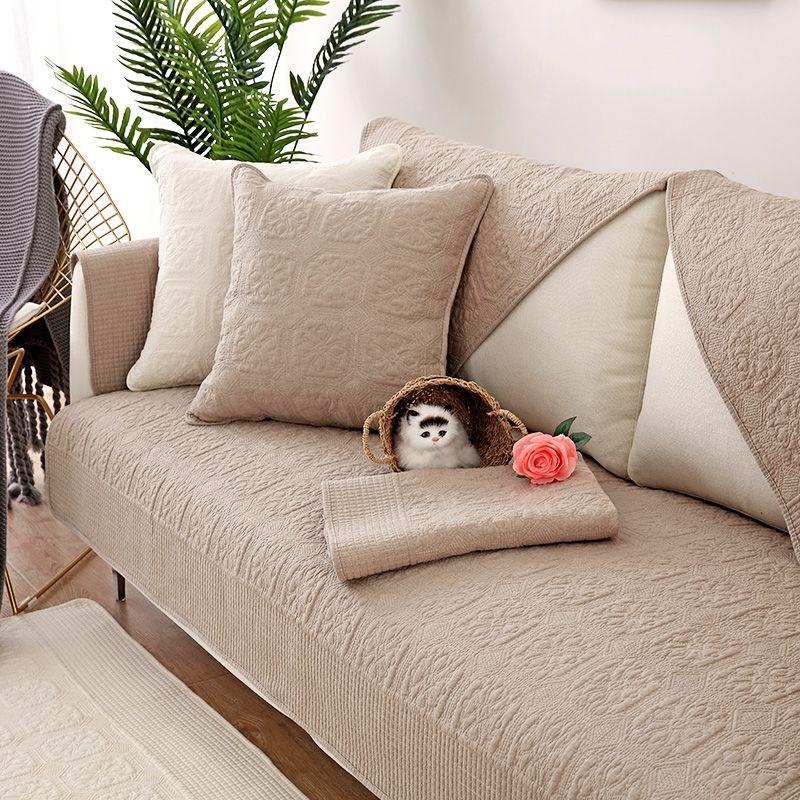 Four Seasons Sofa Cushion Modern Minimalist Nordic Sofa Covers Towel Slip Non-cotton Cushion