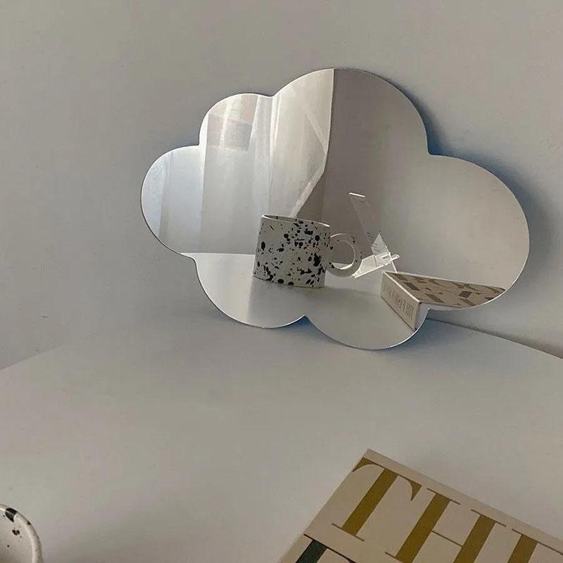 Irregular Mirror Simplicity Single Makeup Mirror Desktop Creative Travel Dormitory Bedroom Home Decoration