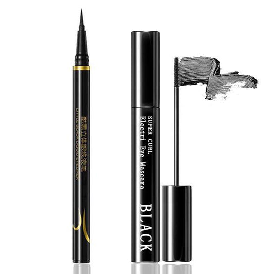 Eyeliner Eyebrow pencil mascara Lipstick eyeshadow tray waterproof and sweatproof  long-lasting