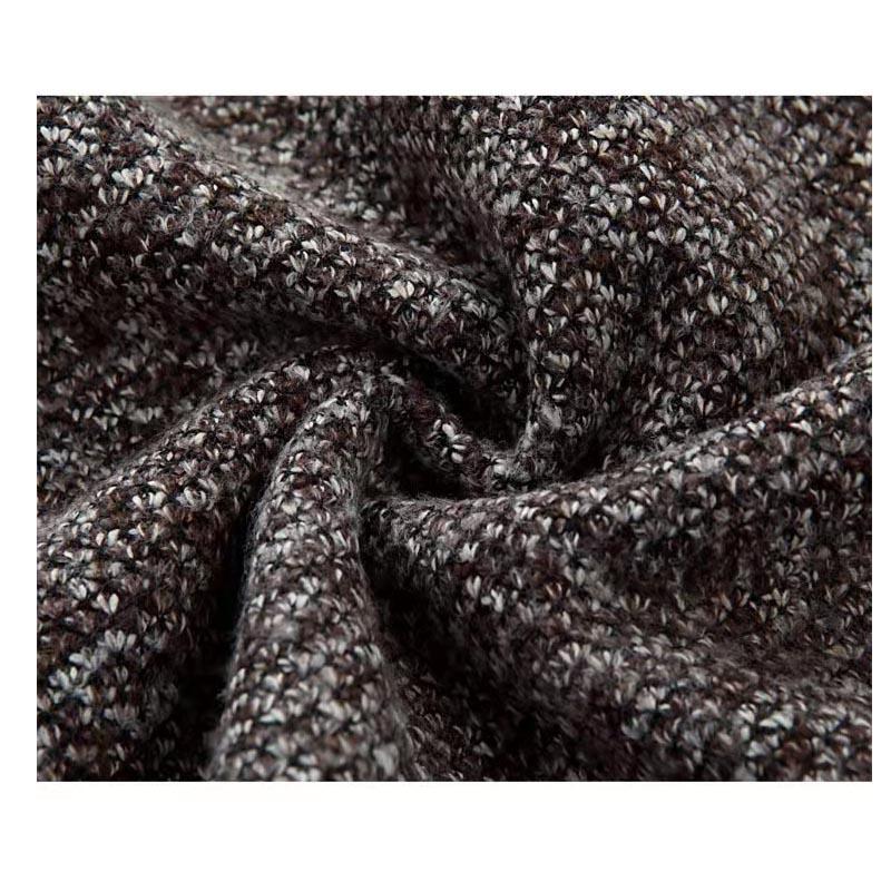 Autumn and Winter Men's Plus Velvet Knitted Cardigan Zipper Sweater Jacket Large Size Loose Knitted Cardigan Jacket Jacket