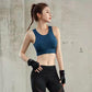 Women's Sports Bra No Underwire Shock Quick Dry Underwear Anti-gathering Stereotyped Beauty Back Hollow Vest with Removable Chest Pad Yoga Vest