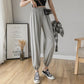 Modal Summer Korean Version of The High-waisted Thin Harem Trousers Waist Pants Student Loose-fitting Trousers