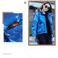 Small Lady Down Jacket Loose Fashion Trendy Brand Shiny Net Red Short Colorful Winter Jacket