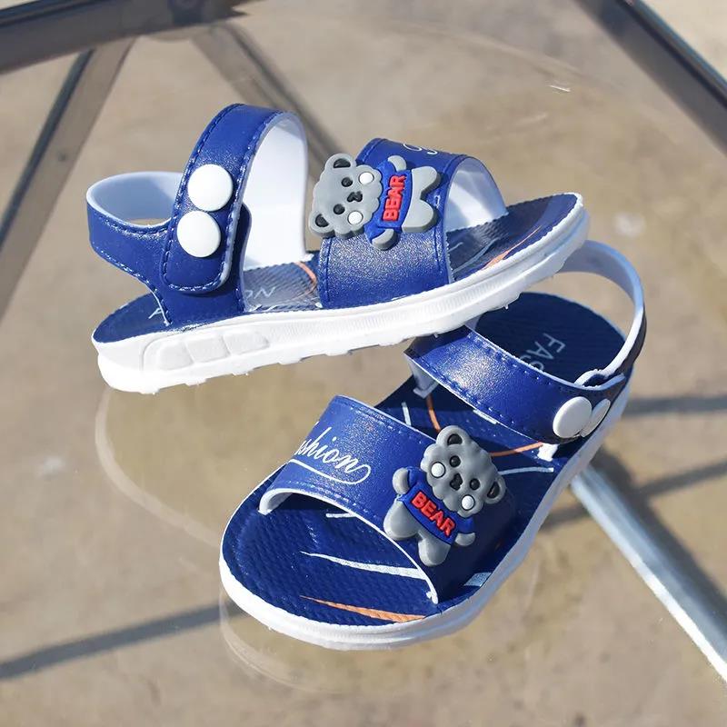 Kids Sandals In Summer Soft Sole Outdoor Light Sandals Little Boys and Girls Anti-slip Flat Casual Sandals