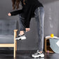 Plus Velvet Thick Gold Velvet Sports Pants Women's Autumn and Winter Warm Harem Pants Loose Casual Pants Guard Pants Long Pants