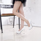 High Heels for Women Platform Shoes Patent Leather Black White Red Pumps Office Party Wedding Heels Womans Shoes