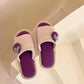 Slippers Women's Linen Slippers Cute Fruit Slippers Home Non-slip Cotton Linen Lovers Children Floor Slippers