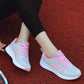 Size 35-42 Women Low-top Mesh Sneakers Student Non-slip Basketball Shoes Breathable Students Running Shoes Wear-resistant Waterproof Skate Shoes