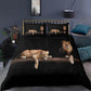 Home Textile Bed Three-piece Tiger Lion Animal Series 3D Case Bedding Digital Print Double Bed