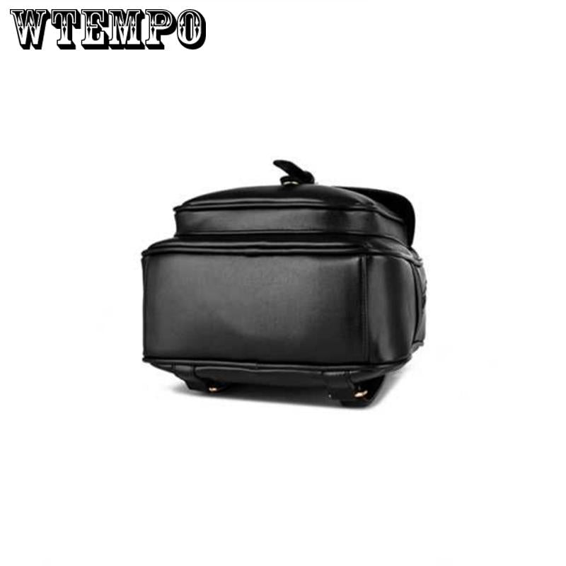Fashion Pu Leather Women Backpack Simple Style Backpack Women College Backpack