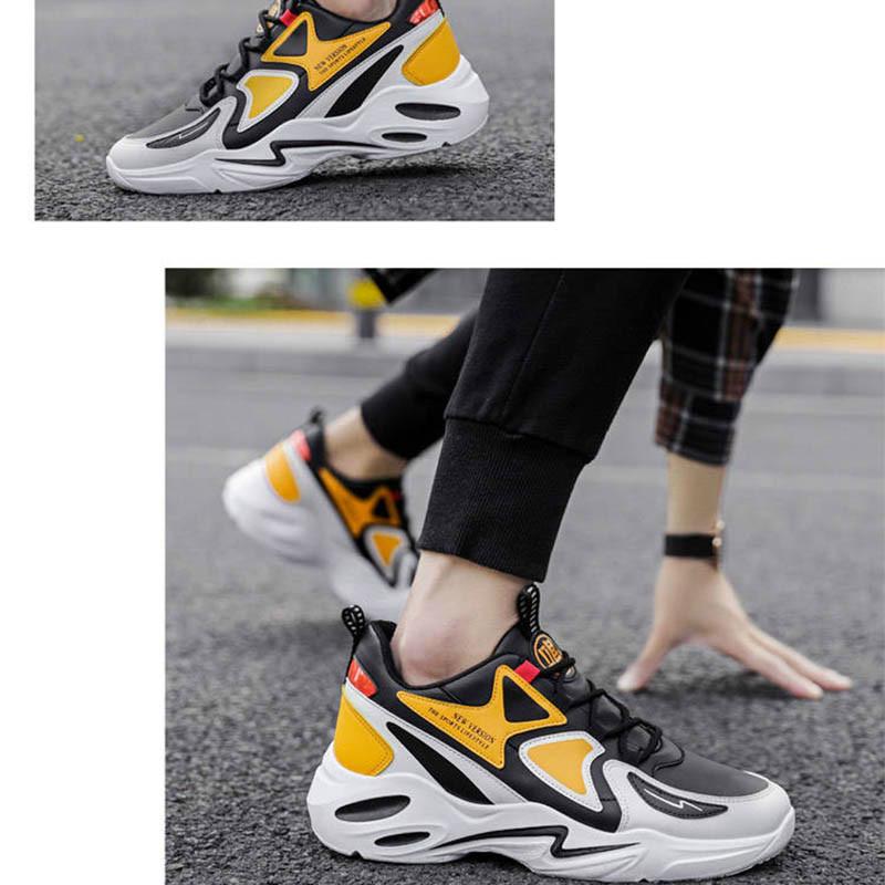 Jogging shoes Korean shoes father shoes fashion trend wild men's sports shoes large size comfortable