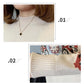 National Style Vintage Pullover Sweater Women Autumn Winter High-neck Plus Size Inner Base Sweater Loose Knitwear