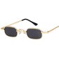 Small Steampunk Sunglasses Women Fashion Metal Retro Yellow Sun Glasses for Men Brand Designer Mirro