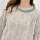 Coarse Wool Sweater Women's Short Loose Loose Outer Wear Twist Hedging Small Lazy Wind All-match Blouse Autumn and Winter Thickening