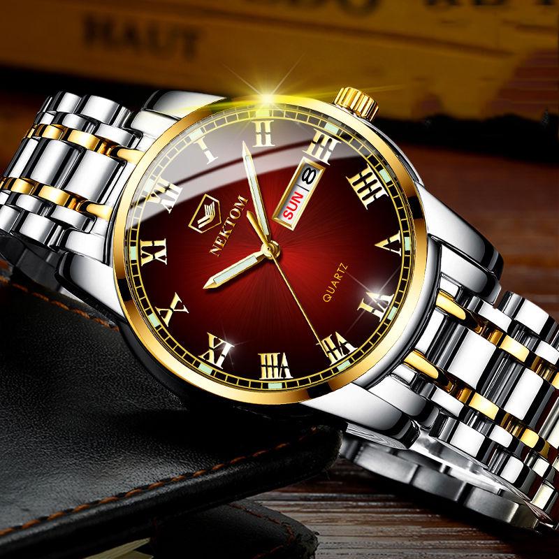 Mechanical Watches Fashion Luxury Men's Automatic Watch Clock Male Business Waterproof Wristwatch