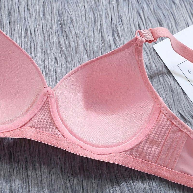 Large Size No Steel Ring Anti-glare Design Bra Gathered Comfortable Anti-sagging Underwear Sexy Jacquard Bra