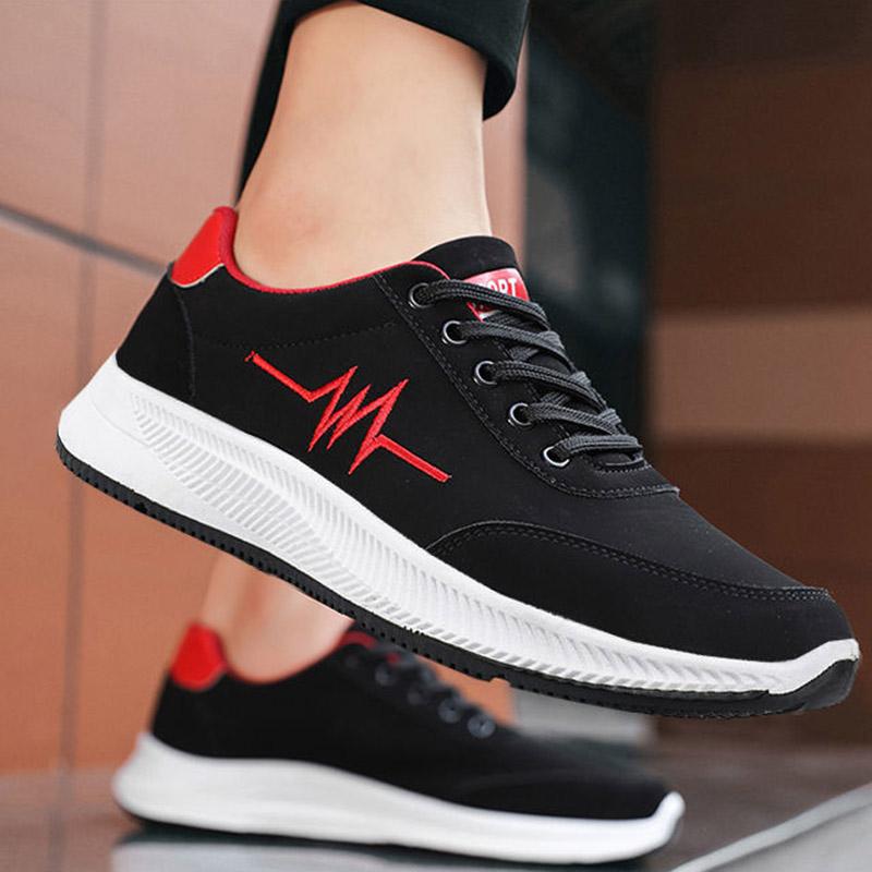 Autumn and Winter Men's Shoes Fleece Warm Cotton Shoes Non-slip Soft Bottom Sports Shoes