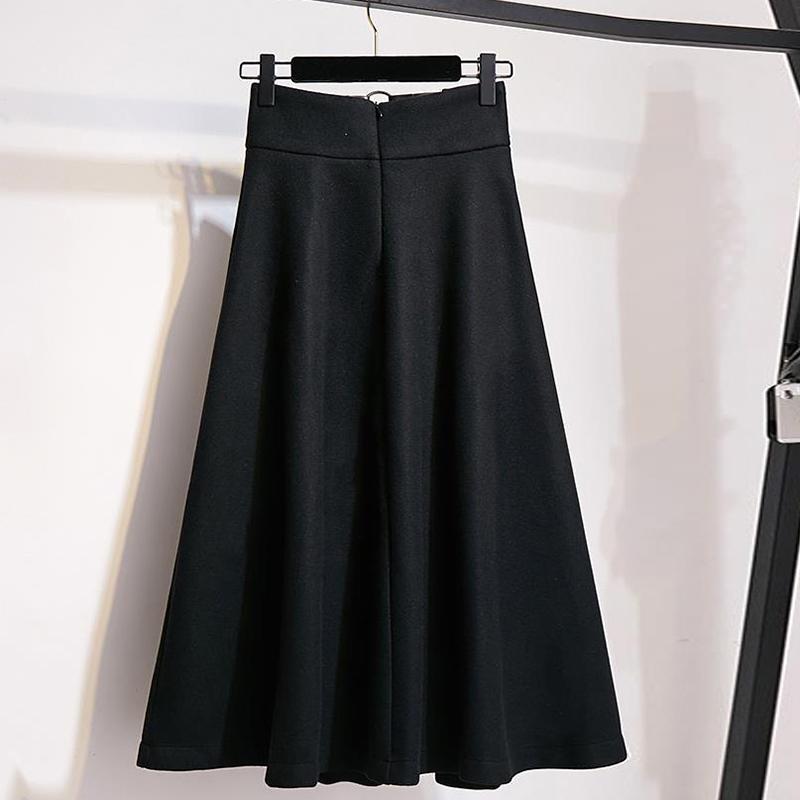 Set Autumn Winter Turtleneck Sweater Knit Sweater College Style Dress Two-piece Suit Skirt Women