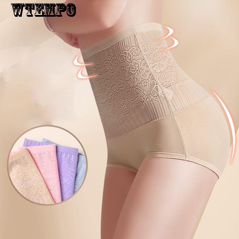 High Waist Hip Women's Underwear Postpartum Body Sculpting Abdomen Large Size Summer