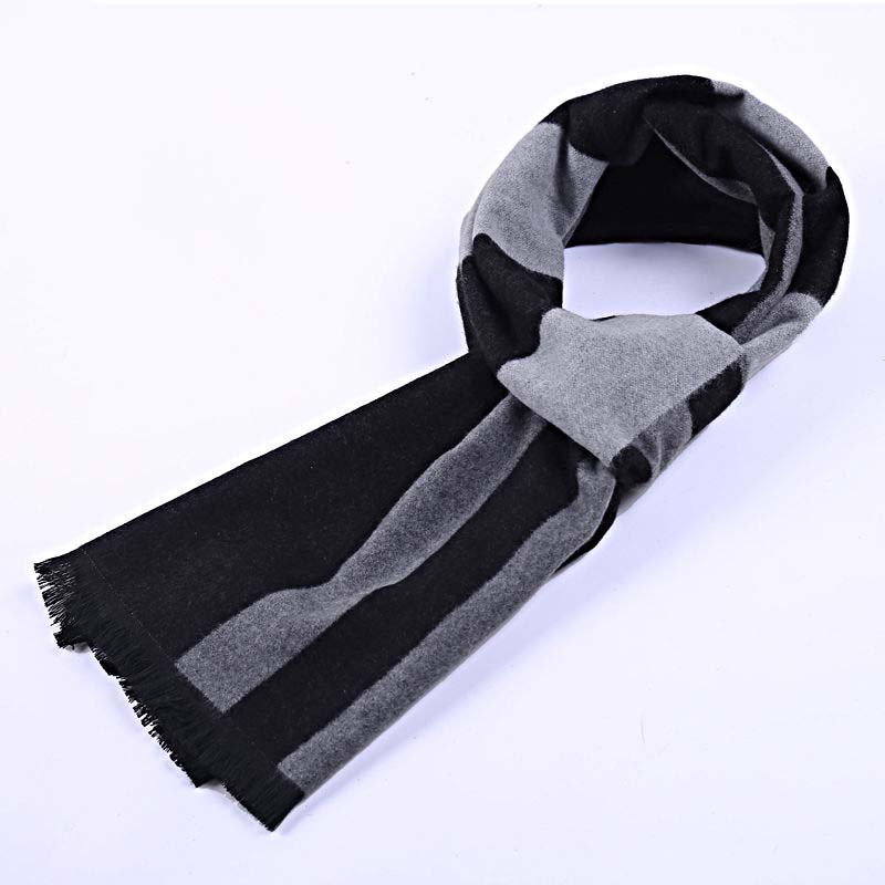 Autumn and Winter Men's Scarves Young Middle-aged Men Thick Warm Scarf