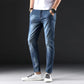 Men's Casual Jeans Korean Style Trendy Slim Straight-leg Pants Men's Spring/Summer Denim Long Trousers Basic Steetwear Pants Male Elastic Bottoms
