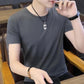 Summer Men's Short-sleeved T-shirt Youth Trend Half-sleeved T-shirt Large Size Men's Shirt Bottoming Shirt T-shirt