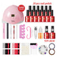 Manicure Set Nail Gel Polish Set For Manicure Nail Art Kit 54W UV Lamp Nail Dryer Extension Tool set