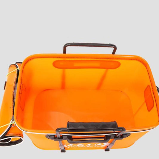 EVA Portable Fishing Bag Folding Thickened Live Fish Tank Water Tank Bucket Camping Fishing Tackle Fish Box Travel Fishing Tackle