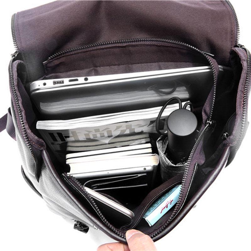 USB Backpack Men Black Large Capacity Waterproof Outdoor Sports Travel Luggage Business Computer Bag