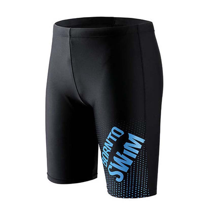 Men's Five-point Swimming Trunks Quick-drying  Spring Swimsuit Male Adult Professional Plus Size Swimming Trunks