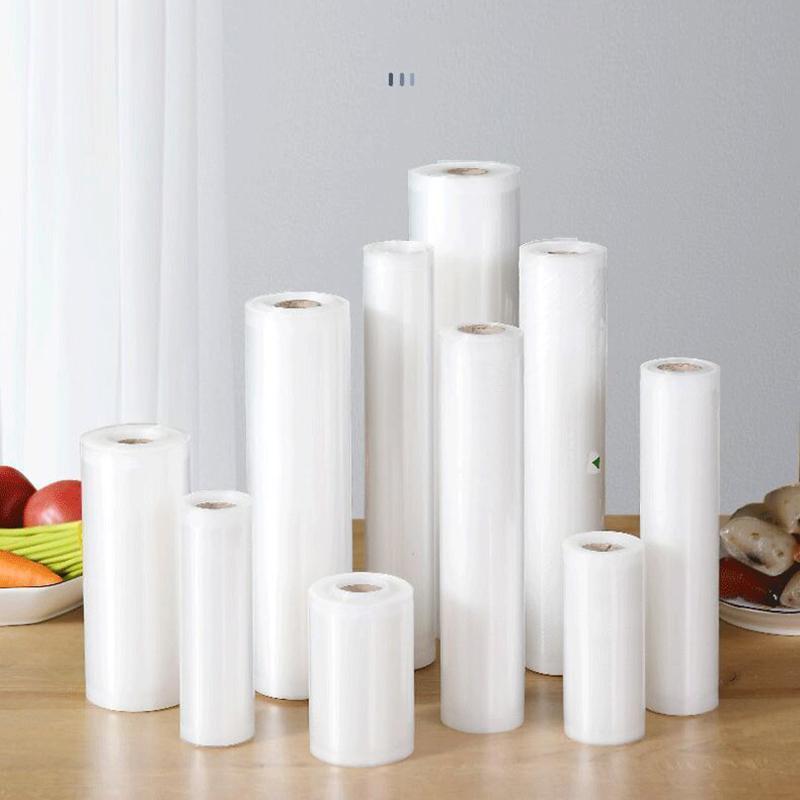 1 Rolls Bags for Vacuum Packing Machine Packaging Food Storage Vacuum Bags  Fine Lines 19 Silk Is Suitable for Packaging Oily Food